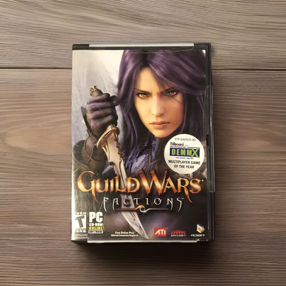 Guild Wars Factions PC CD-ROM Video Game Explore Cantha Master Profession Battle